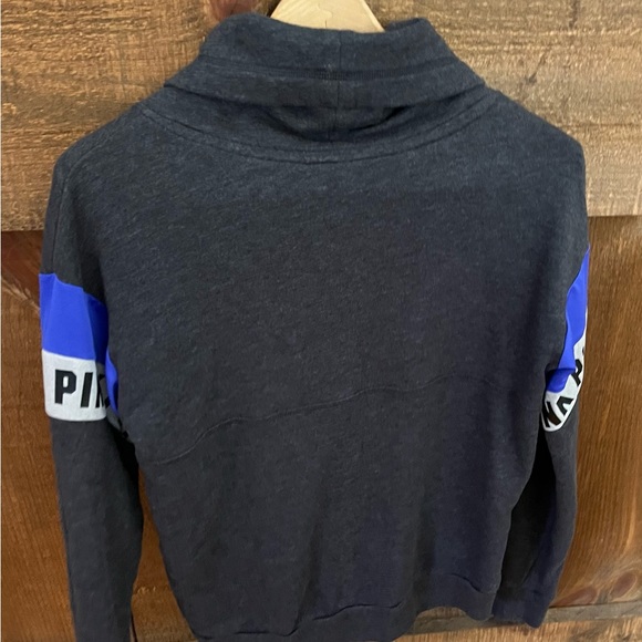 Pink sweatshirt with extended neck - Picture 5 of 5